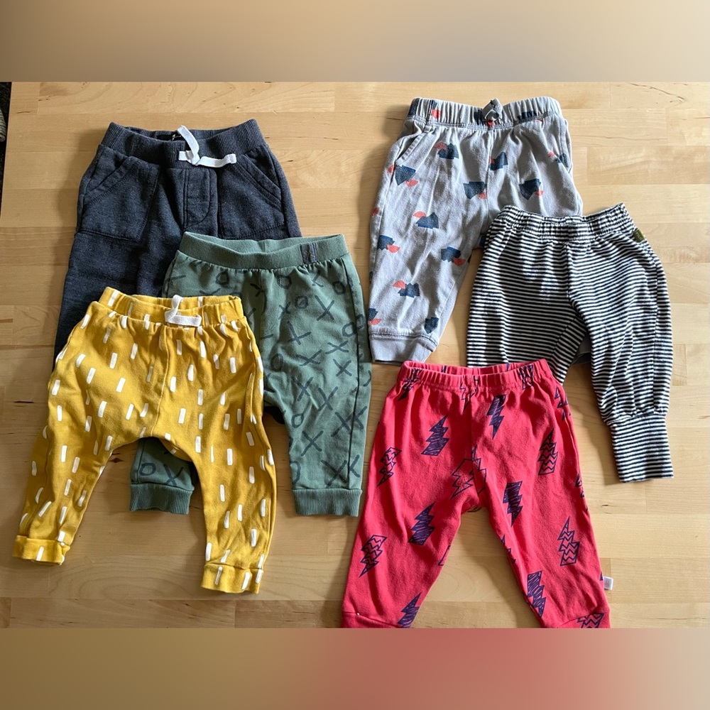 6 baby pants bundle lot 6-9m